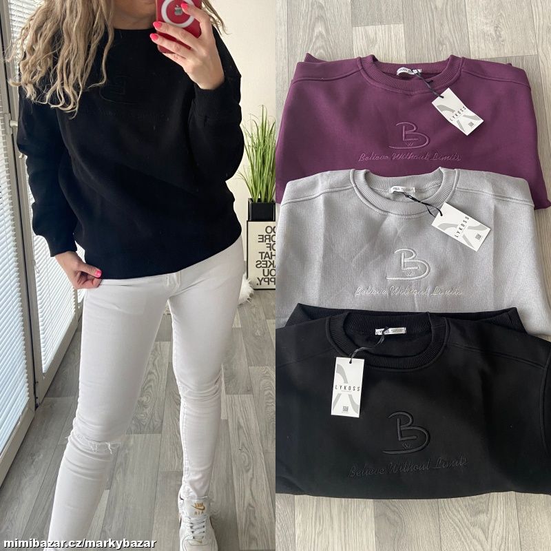 Basic mikina s nášivkou