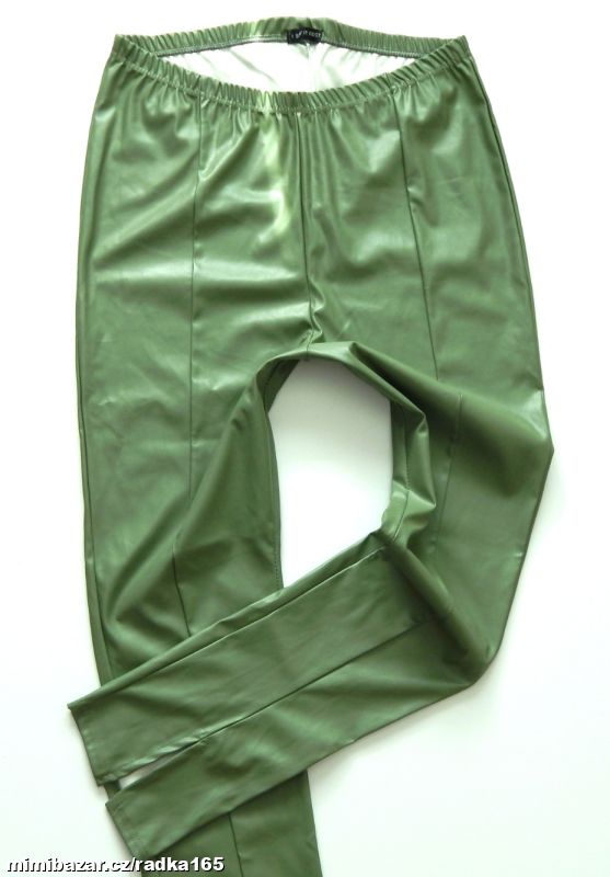 Měkoučké koženkové kalhoty vel.46/48 ...outlet