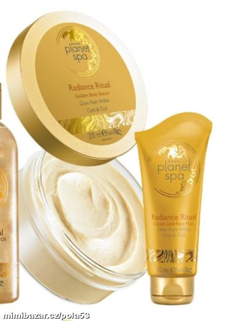 Super rozjasňující zlatá sada Planet Spa