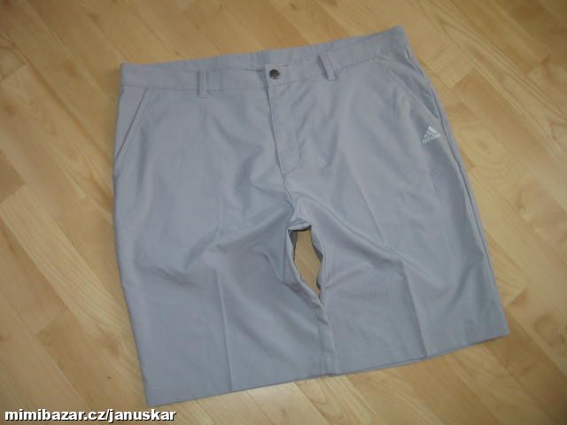 Nové pánské šedé golfové kraťasy / šortky ADIDAS