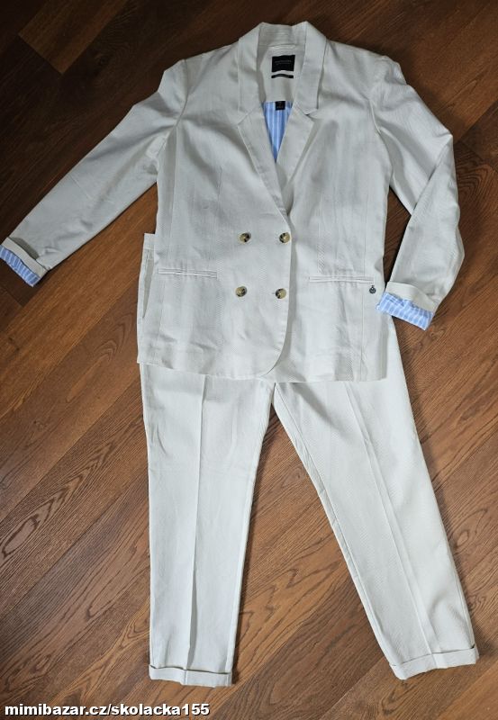 Letní kostým sako + kalhoty SCOTCH&SODA, v.42 (XL)