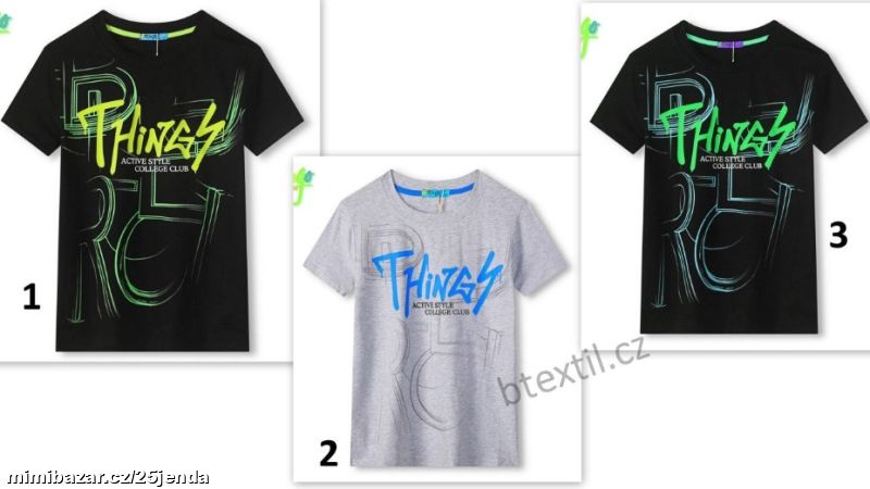 Chlapecké tričko Things 146-176