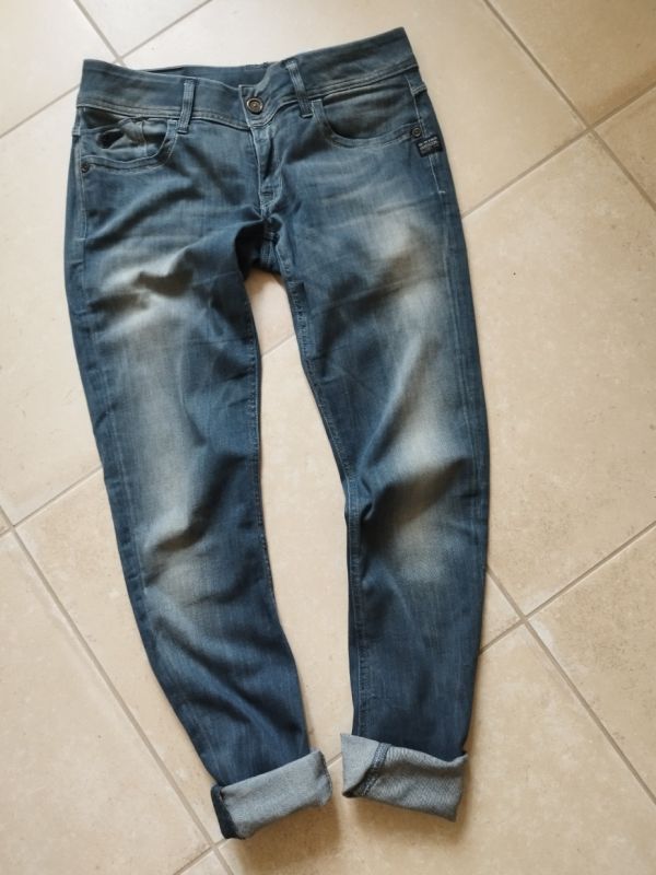 Modré super rifle i ohrnuté zn .G-STAR RAW v.29/32