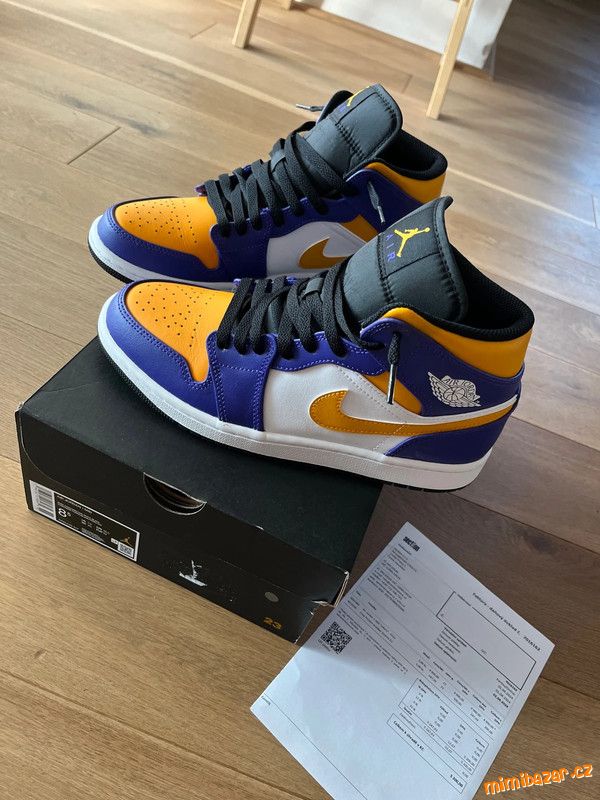 Obrázek k inzerátu: N*O*V*É Nike Air Jordan 1 Mid Lakers v.42