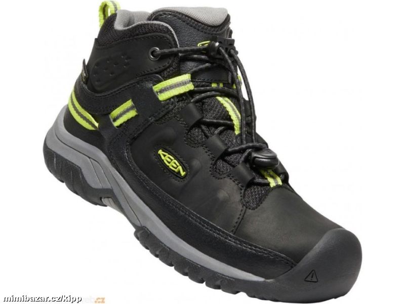 Turistické boty Keen targhee black steel/grey