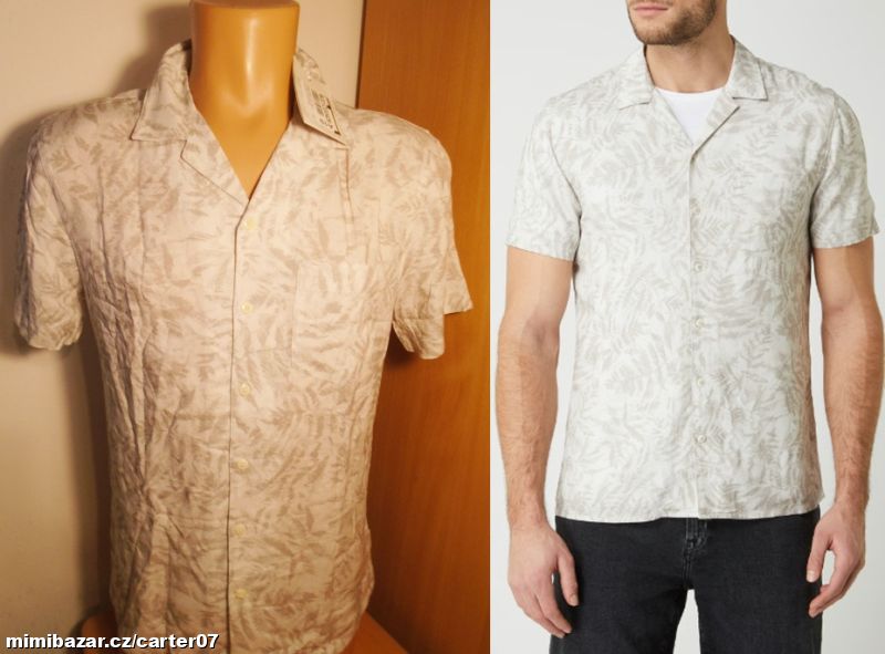 Pánská slim vzorovaná košile Armedangels/S/2x49cm