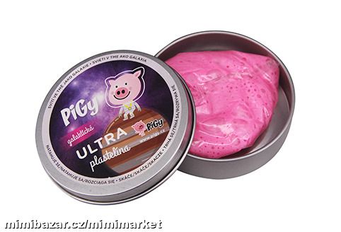 Ultra Plastelína Lilly&Pigy galaktická 50g RŮŽOVÁ