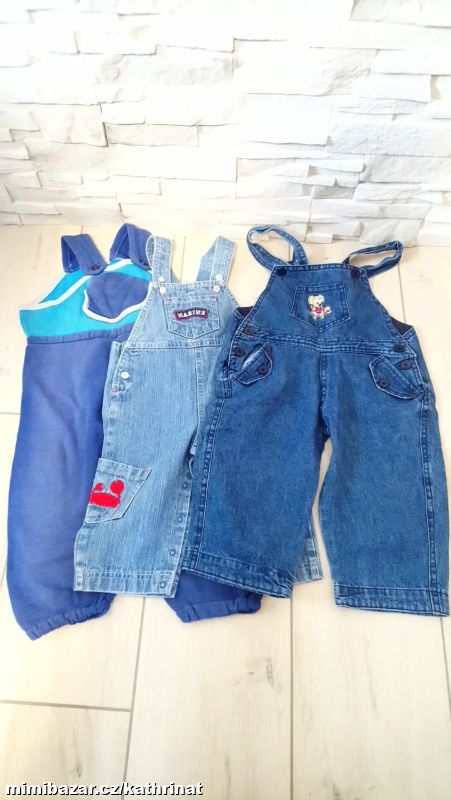 3x lacláče na kluka, vel. 86