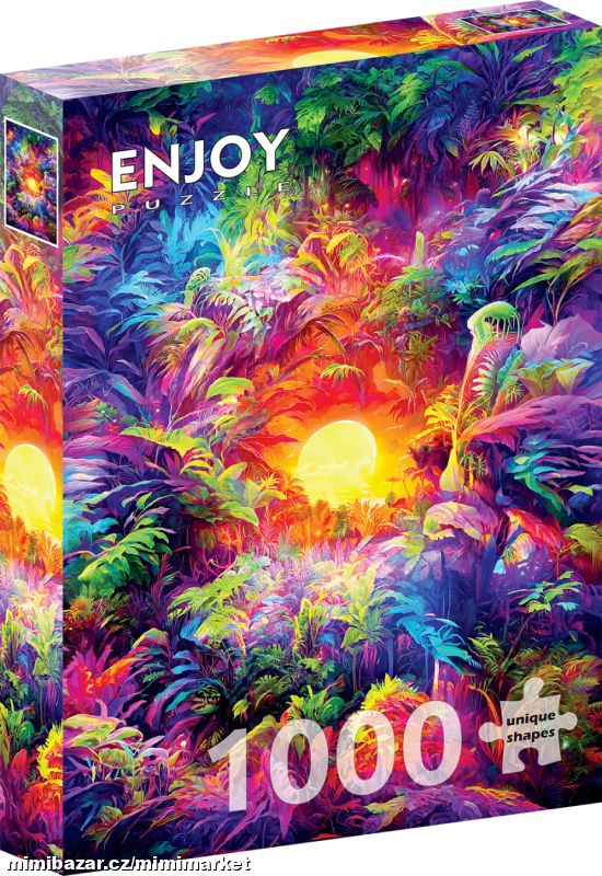 Puzzle DUHOVÁ DŽUNGLE 1000 dílků