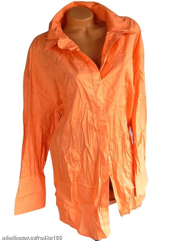 Oranžová košile vel.48