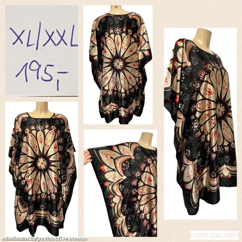 Č.2137 LEHKÉ ŠATY PŘEHOZ NA PLAVKY v.XL/XXL