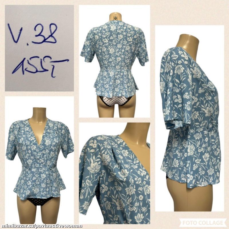 Č.7323 LEHKÁ VZDUŠNÁ BLŮZKA NOVÁ v.38