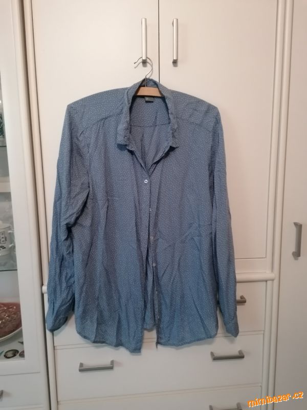 Dámská lehounká košile s puntíky