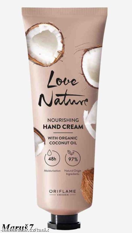 VYŽIVUJÍCÍ KRÉM NA RUCE S BIO KOKOSOVÝM OLEJEM