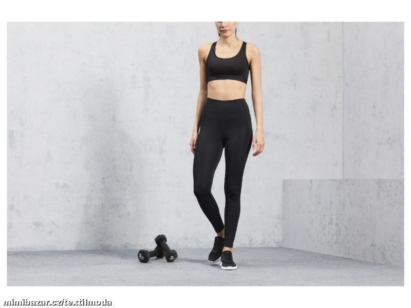 Legíny černé dámské Crivit Skladem více k vel.