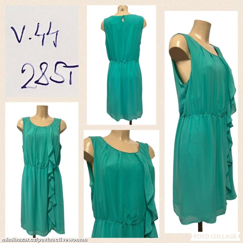 Č.7289 LEHKÉ ZN. ŠATY NOVÉ v.44