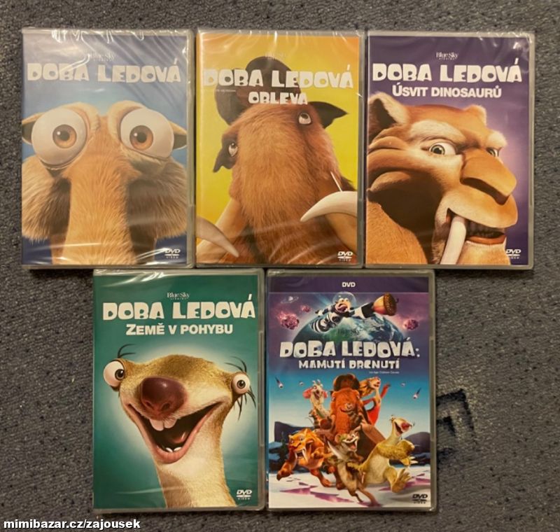 5x Doba ledová, DVD
