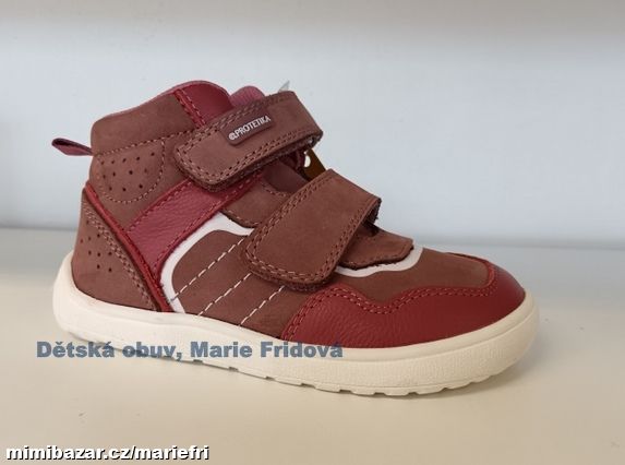 Celoroční barefoot obuv Protetika TIRA old pink