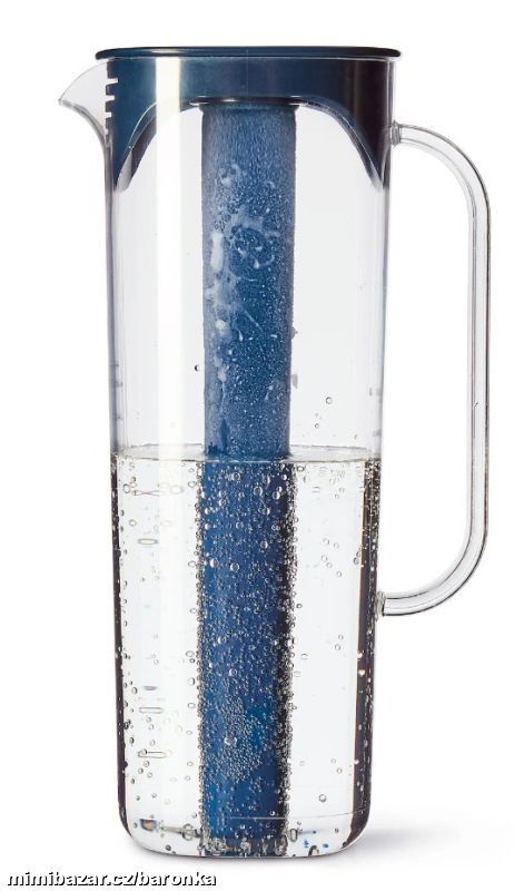 TMAVĚ MODRÝ DŽBÁN + víko, objem 1, 7 L