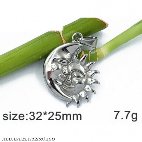 Přívěsek z chirurgické oceli - SKLADEM