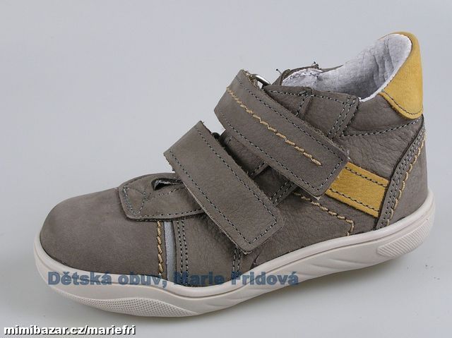 Celoroční kožená kotníková obuv ESSI 2464 olive