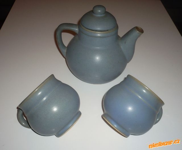 KERAMICKÁ KONVICE 1, 4 L + HRNEČKY