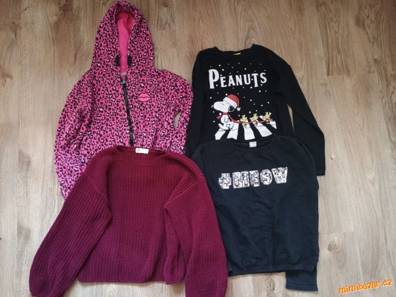 Dívčí crop top 4 ks