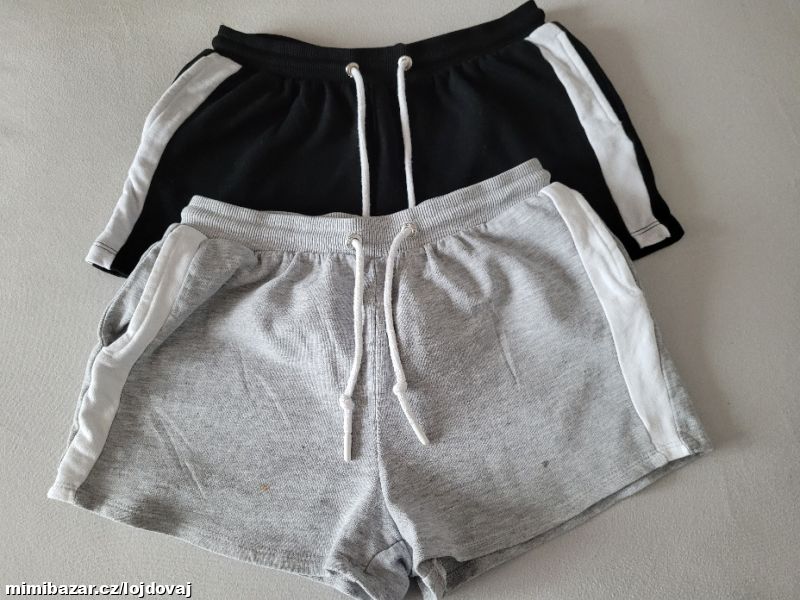 *HOLČIČÍ TEPLÁKOVÉ KRAŤASY 2PACK*