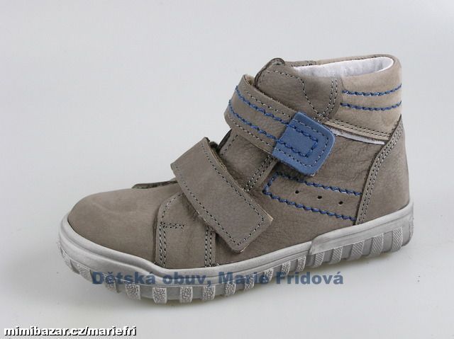 Celoroční kožená kotníková obuv ESSI 2446 olive