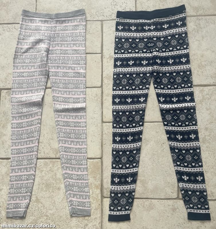 Dvoje kamašové legínky