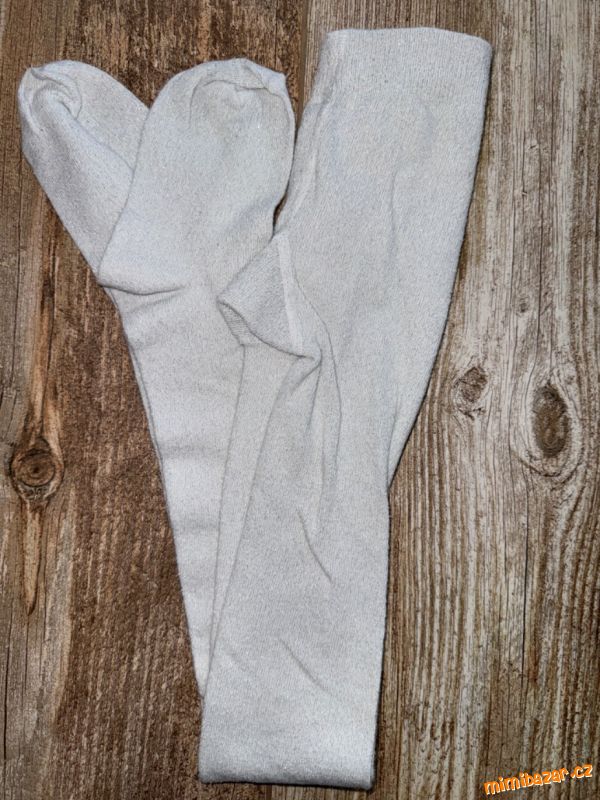 Punčochy se stříbrnou nitkou vel. 134 / 140