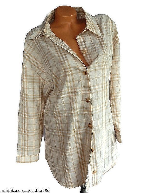 Měkoučká halenka košile vel.48/50 ...outlet