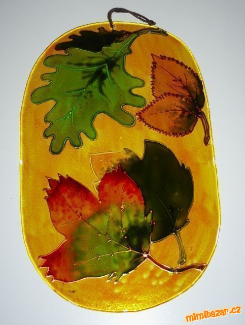 OBRÁZEK NA SKLE- HAND MADE - 20 CM