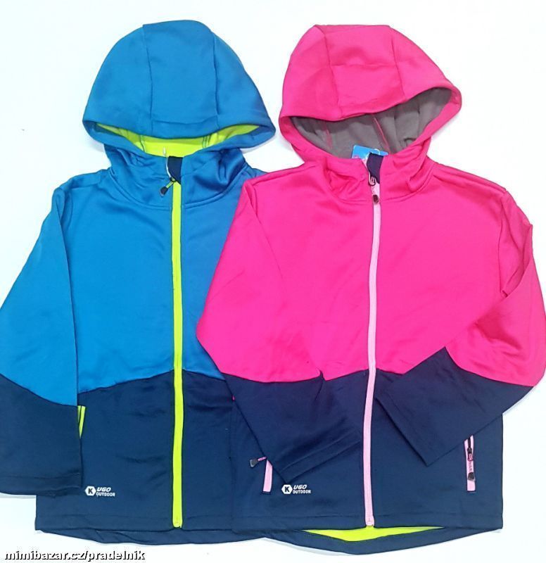 Podzimní sofshellová mikina vel. 134, 146, 152, 158