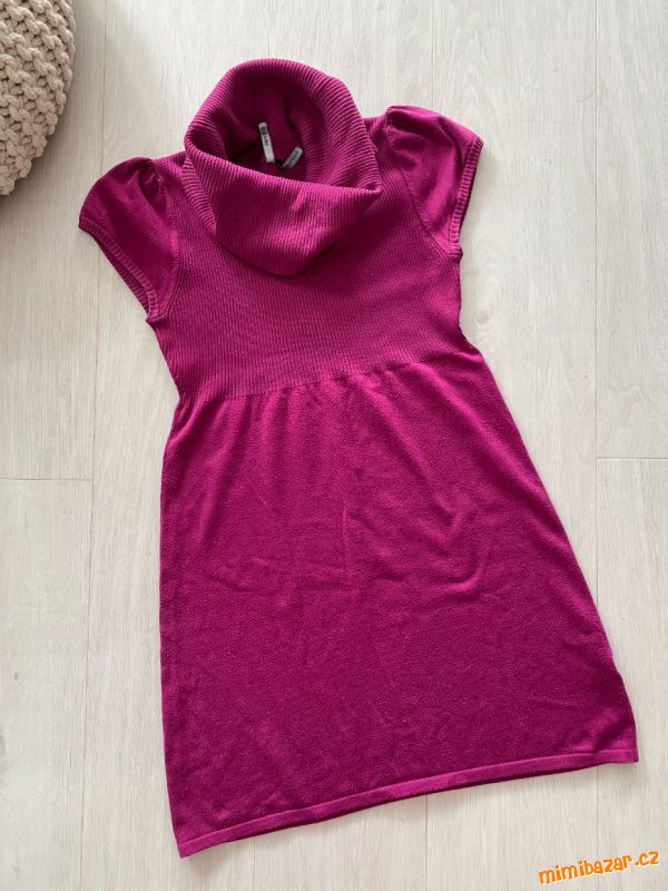 Úpletová tunika / minišaty, vel. M