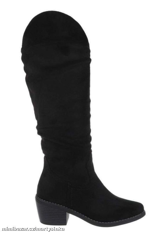 Trendy vysoké kozačky na podpatku PODZIM/ZIMA