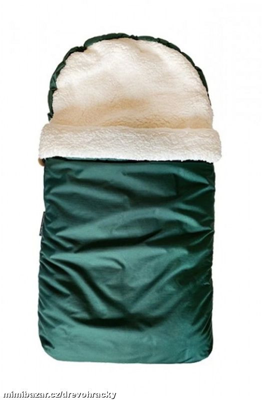 Dětský Fusak beránkový mini - Láhvově zelený