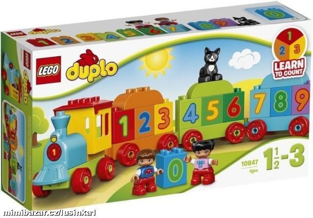 Obrázek k inzerátu: lego duplo MAŠINKA S ČÍSLY