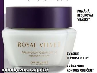 ZPEVŇUJÍCÍ DENNÍ KRÉM SPF20 ROYAL VELVET