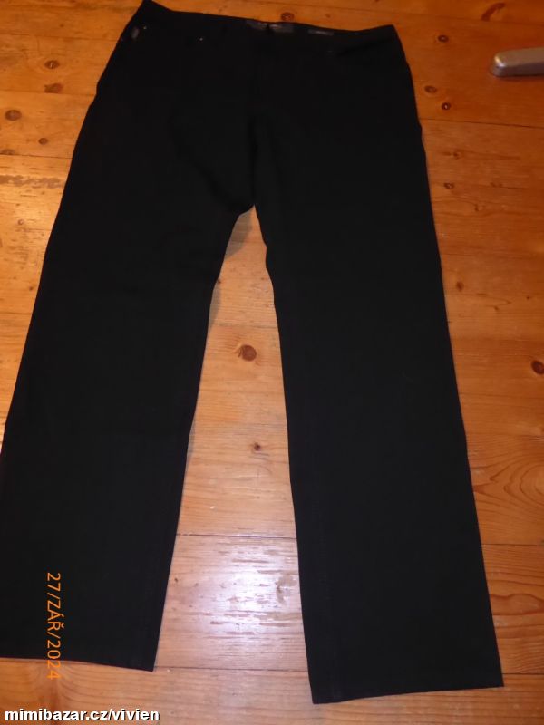 SPOLEČENSKÉ ČERNÉ PÁNSKÉ KALHOTY VEL.W38, L34