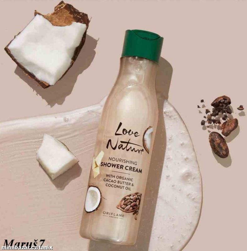VYŽIVUJÍCÍ SPRCHOVÝ KRÉM s kakaovým máslem a kokos