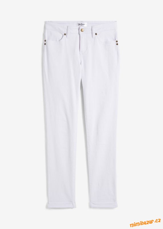 Bílé rifle BONPRIX vel. M