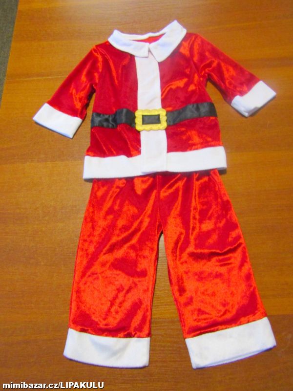 KRÁSNÝ VÁNOČNÍ KOSTÝM - SANTA VEL.80-86