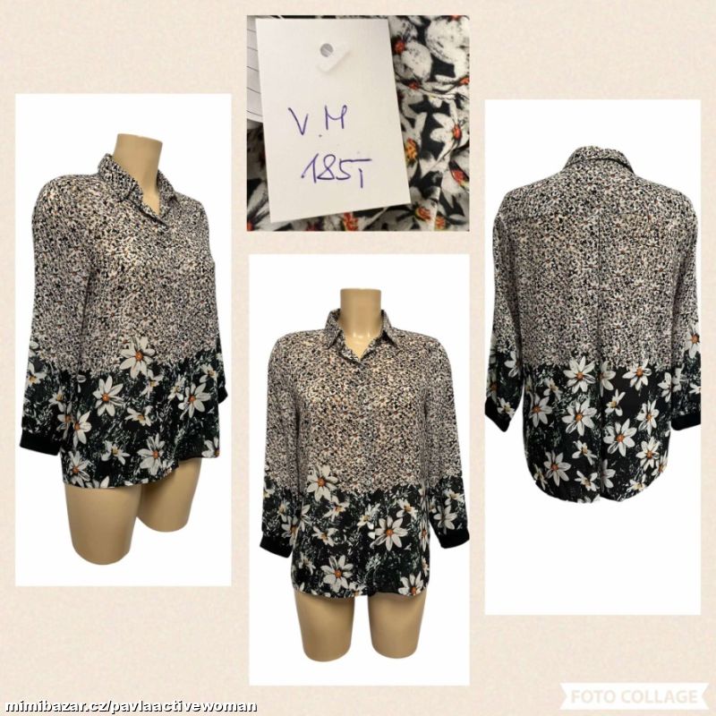 Č.1236 LEHKÁ ZN. BLŮZKA JAKO NOVÁ v.M