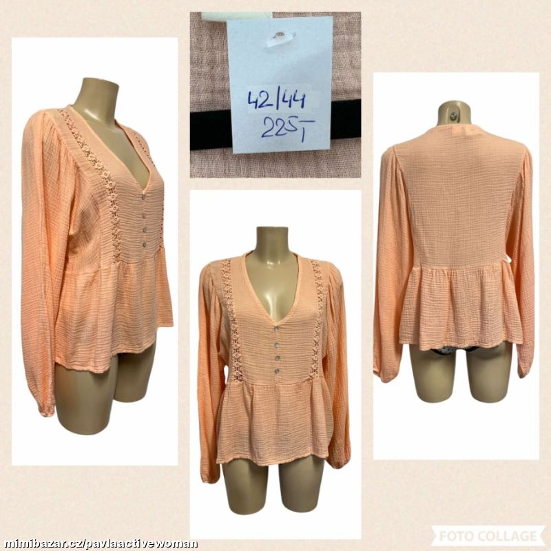 Č.1363 KRÁSNÁ HALENKA TOP NOVÉ v.42/44