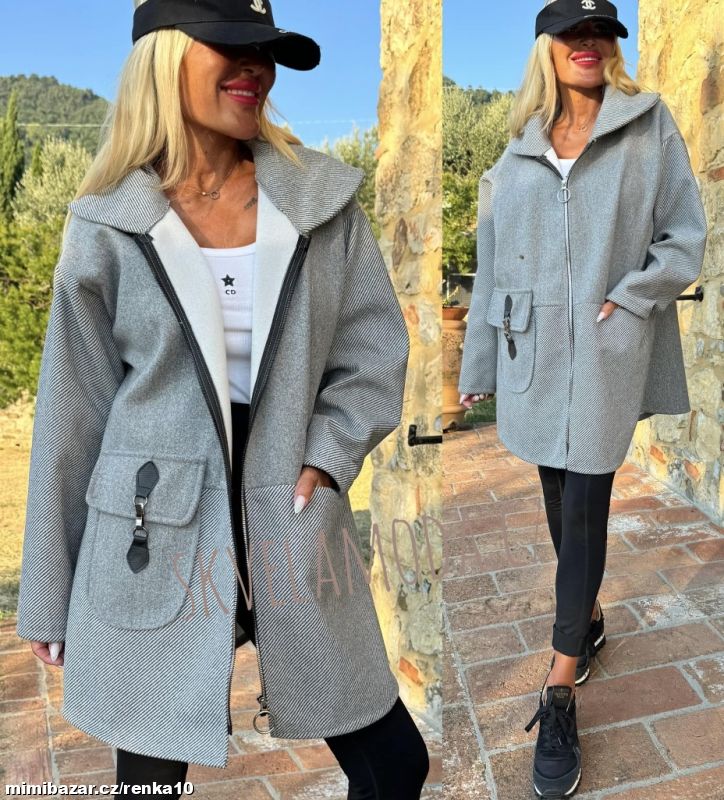 Dámský kabát POCKET - skladem