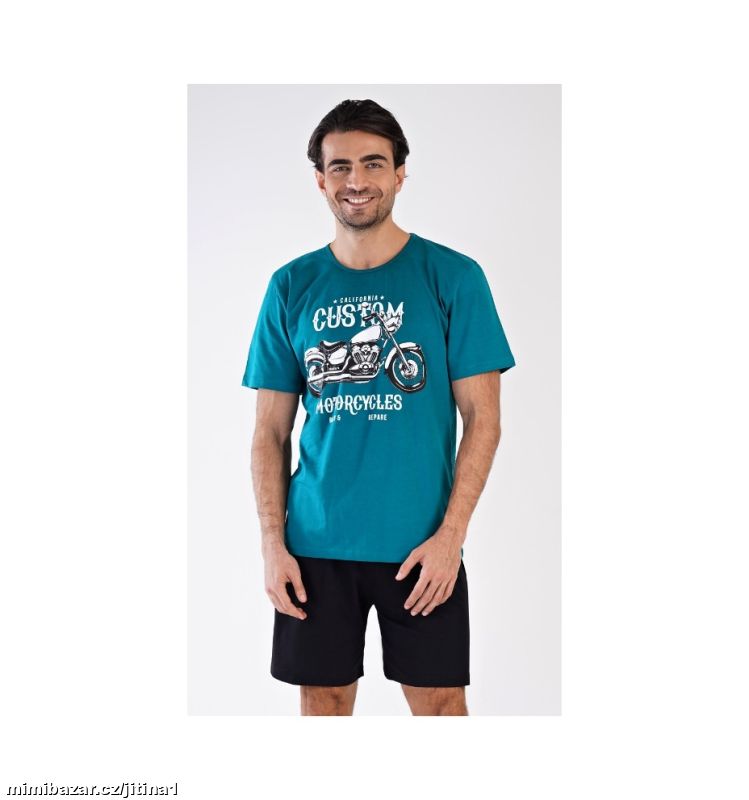 pánské pyžamo motocykl vel L, xl, xxl