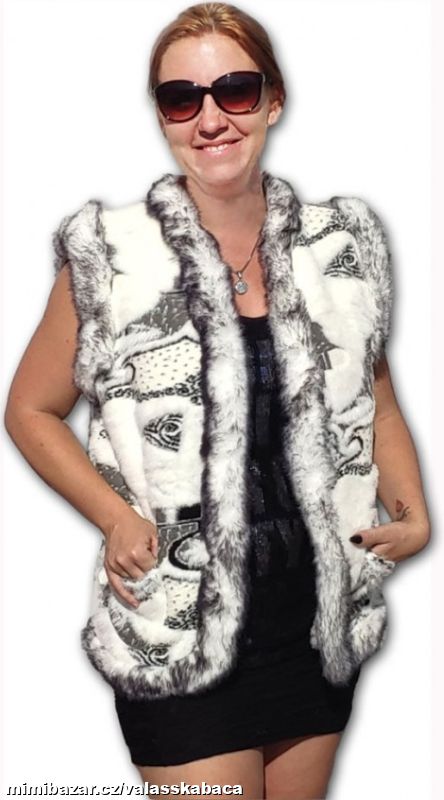 Dámská vesta lux S OVČÍ VLNY
