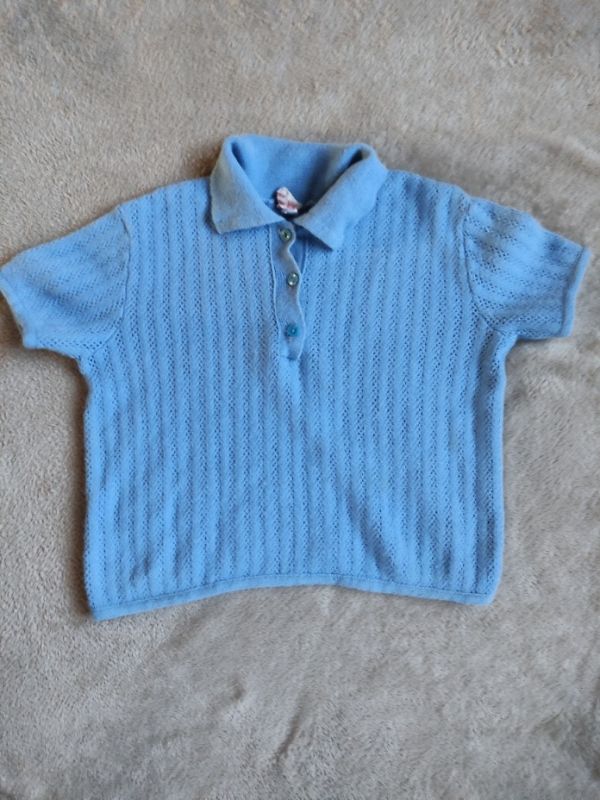 Retro pletené tričko vel. 134