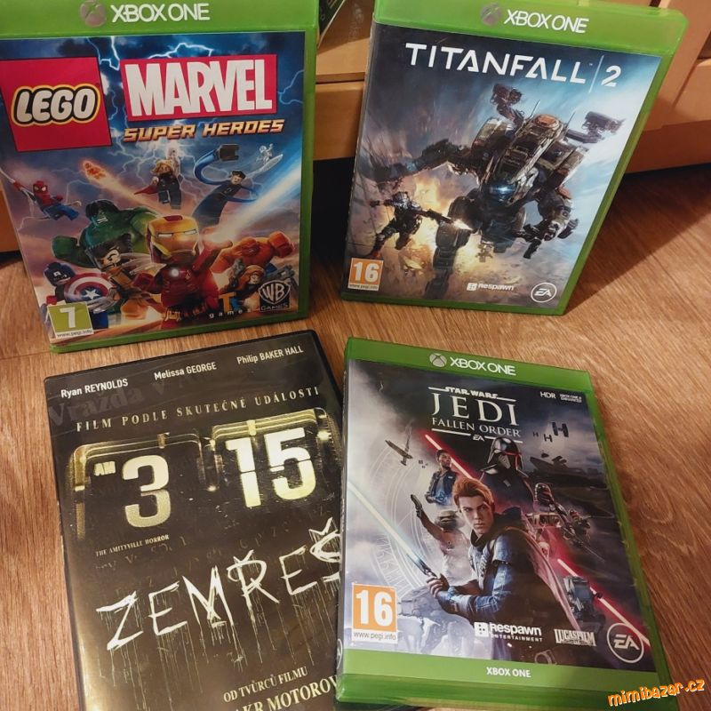 Obrázek k inzerátu: XBOX ONE HRY MARVEL, JEDI, TITANFALL